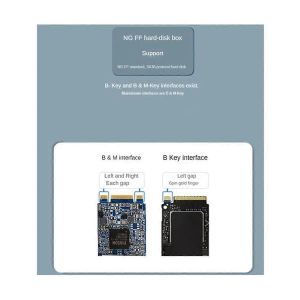 Boîtier SSD M2 NGFF SATA vers USB 3.1 Gen 2 5Gbps Boîtier SSD pour clé NGFF SATA B / (B+M) clé SSD Box M - Neuf