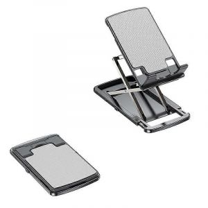 Support De T&eacute;l&eacute;phone Universel En M&eacute;tal Pour Iphone 13, 12, 11, Xs, Samsung S20, Xiaomi, Support De Bureau Pliable Pour Ipad Et Tablette-Noir - Neuf
