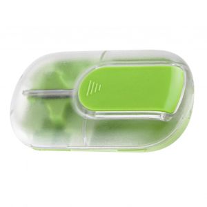 Pilule Coupe Tablette Concasseur R&eacute;utilisables Petite Pilule Coupe Portable Tablet Organisateurs Pour L'&eacute;cole &Agrave; La Maison De Voyage Vert - Neuf