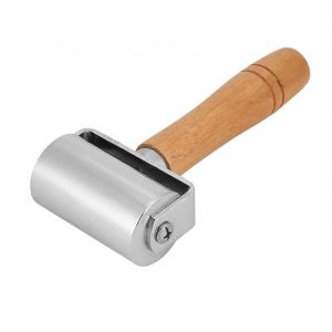 Outil De Roulage Artisanal En Cuir Avec Manche En Bois Et Acier Au Carbone (6 Cm) - Neuf