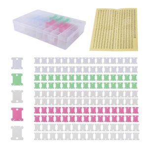 152pcs Accessoires,Y Compris Le Fil,Les Bobines,L'organisateur De Bo&icirc;te Et L'autocollant - Neuf