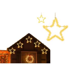 Lot De 3 Guirlandes Lumineuses Led &Eacute;toiles De No&euml;l De 30 Cm Fonctionnant Sur Piles Pour La D&eacute;coration Des F&ecirc;tes - Neuf