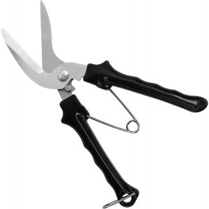 KALANKA-Belle Vous Ciseau Tapissier - Ciseaux Polyvalents de 20,5 cm - Lames Coupantes Industrielles en Acier Inoxydable - Ciseaux Couture Professionnel pour Tapis, Carton, Tissu, Cuir, Fil M&eacute;talliqu - Neuf