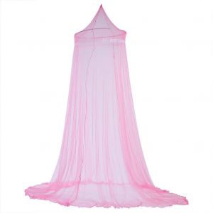 Kal-Moustiquaire De Lit En Dentelle Élégante Pour Chambre D'enfant Rose - Neuf