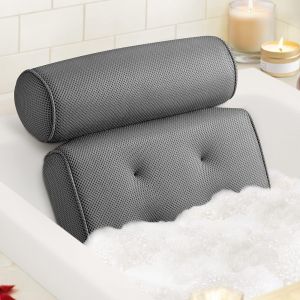 Coussin carré en forme de coquillage et de papillon pour salle de bain, baignoire 3D - Neuf