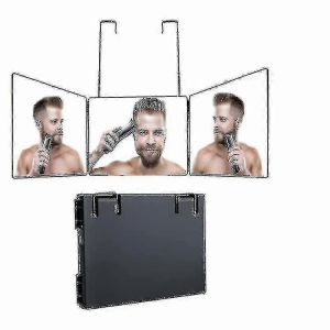 Miroir de courtoisie pliant rétractable à trois côtés(,) - Neuf