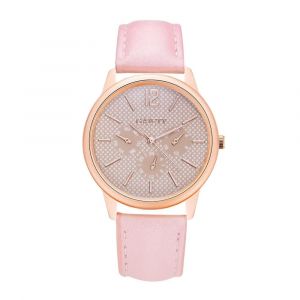 Gaiety Femmes Filles Mode En Cuir Bande Cadran Montre Analogique Quartz Montre-Bracelet (Rose) - Neuf