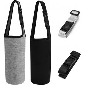 Sac Bouteille Isotherm, 2 Pièces Bouteille Isotherme 500ml Avec Bandoulière Réglable, Sac Isotherme Bouteille Pour Tasses Thermos, Tasses À Eau Tasse De Thé Au Lait - Neuf