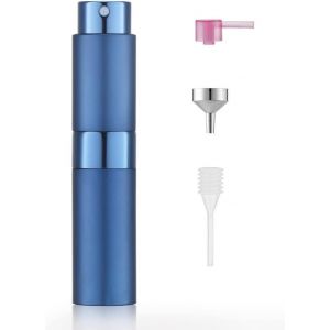 8ml Vaporisateur Vide De Sac Rechargeable, Atomiseur Parfum, Recharge Spray Flacon De Parfum, Pulverisateur Voyage (Bleu) - Neuf