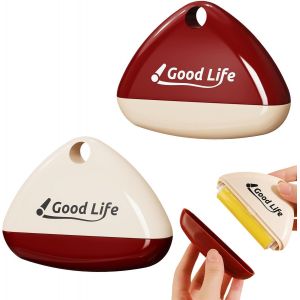 KALANKA-Lot de 2 rouleaux anti-peluches triangulaires portables et lavables pour poils d'animaux et poussi&egrave;re - Robustes et r&eacute;utilisables - Neuf