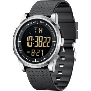 Montre Homme & Femme 5atm Bracelet Digitale &Eacute;tanche,Montre-Bracelet En Caoutchouc &Agrave; Affichage Grand Angle Ultra-Mince Pour Gar&ccedil;ons Et Filles.[J477] - Neuf