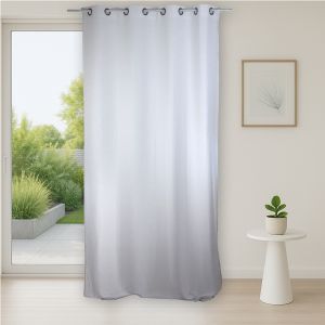 Rideau Uni En Lin Lav&eacute; - Neuf