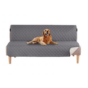 Housse De Canap&eacute; Futon Imperm&eacute;able 178 Cm - Grise - Neuf