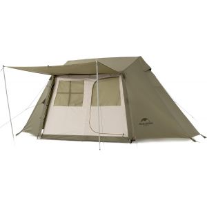 Letnerny-Village5.0 Tipi Tente D'extérieur Étanche Pour 4 À 6 Personnes - Tente Familiale De Luxe Pour Les Vacances, Le Camping, La Randonnée, Le Trekking (Vert) - Neuf