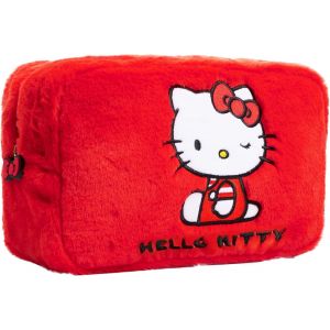 CHENG-Trousse de Toilette Femme en Peluche Trousse de Maquillage Idée Cadeau - Neuf