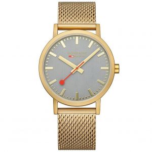 Mens Watch Mondaine A660.30360.80sbm, Quartz, 40mm, 3atm - Neuf