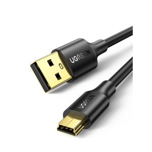 Câble Mini USB 2.0 Cable Type A vers Mini-B Charge et Sync Compatible avec Manette PS3 Calculatrice TI 83 Canon EOS 700D Nikon D3100 Appareil Photo Disque Dur GPS Hero 4 Black (3M) - Neuf