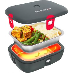 Heatsbox Drive 12v / 24v - Lunch Box Électrique Pour Voiture - Chauffe-Repas Contrôlé Par Application, Bol En Acier Inoxydable Étanche, Design Résistant Pour Repas En Déplacement - Neuf