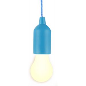 Ampoule Led Avec Cordon De Serrage,&Agrave; Piles,Blanc Chaud 3000 K,Lanterne Compacte Avec Cordon De Serrage Pour L'int&eacute;rieur Et L'ext&eacute;rieur,Urgence,Camping,D&eacute;coration De Jardin,F&ecirc;te (Bleu) - Neuf