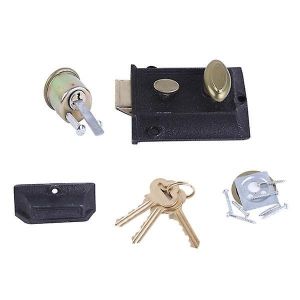 Serrure antivol vintage en fonte ¿ Sécurité durable et élégante pour les maisons et les bureaux avec système de clé squelette - Neuf