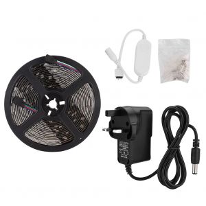 HJLIAN Bande lumineuse LED RGB retroeclairee pour TV, 5 m, telecommande Wi-Fi, application TUYA, 100-240 V (prise britannique) - Neuf