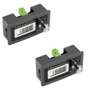 2Pack 4-20MA Générateur de signal de boucle de courant 0.01 Instrument PLC de précision à deux fils - Neuf