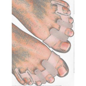 Séparateurs D'orteils En Silicone Yogamedic Pour Le Chevauchement Des Orteils,Le Soulagement Et L'alignement Des Oignons,Paquet De 6,Sans Bpa,Taille Unique,Étirements Et Relaxation Confortables - Neuf