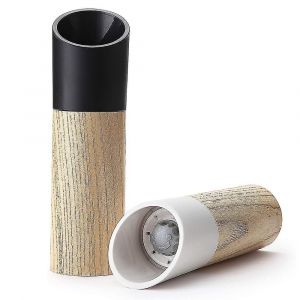 Paquet de 2 mini moulin &agrave; sel et &agrave; poivre en acier inoxydable - Neuf