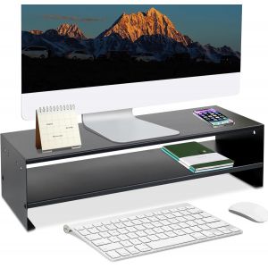 Support De Moniteur Pour Ordinateur Portable, &Eacute;cran, Ordinateur Portable, Bureau (48 X 19 X 12 Cm) - Neuf