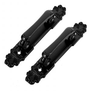 Paquet de 2 poignées de porte en métal robustes pour grange,garage,meubles et armoires - Neuf