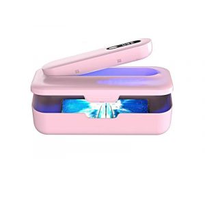 Bo&icirc;te De D&eacute;sinfection &Agrave; Lumi&egrave;re Uv Avec Baguette Amovible - Rose - Neuf