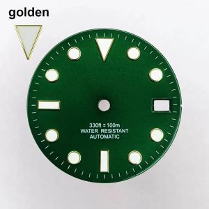 Pointeur De Cadran Gmt De Diam&egrave;tre 28.5mm,Adapt&eacute; &Agrave; L'assemblage De Mouvement Nh-34/35/36,Accessoires De Montre,Pi&egrave;ces Noir Blanc Bleu Vert Rouge.34 Green.28.5mm - Neuf