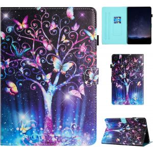Coque Pour Samsung Galaxy Tab A9+/ A9 Plus 11 Pouces 2023 Housse Étui De Protection Avec Veille/Réveil Automatique Coque Tablette Samsung Galaxy Tab A9+ Plus Sm-X210/X216/X218, Papillon Mété.[F3798] - Neuf
