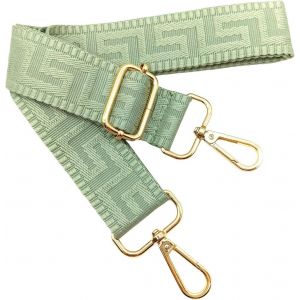 nzqaf-Bandouliere de Rechange Reglable Vert Pois, 80-130cm Sangle de Sac a Main Remplacement, Sangle de Rechange Universelles mit Boucle Dore pour Femme Sac à Main, Sac à Bandoulière Accessoires, 130 - Neuf