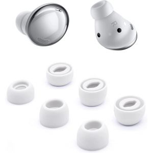 KAL-Les Bouchons D'Oreilles Compatible Avec Samsung Galaxy Buds Pre Bouchons D'Oreillessiliconesml-S'Ins&egrave;re Dans L'&Eacute;tui De Charge,Bouchons D'Oreilles Antid&eacute;rapants Antibruit Avec Filtre (Ivoire) - Neuf