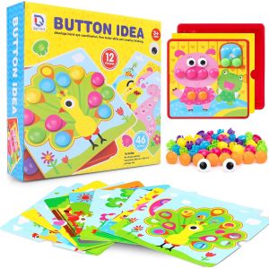 ChenQuanSarl-Jeux &Agrave; Embo&icirc;ter, Jouets Pour Enfants &Agrave; Partir De 3 Ans, Pour Exercices De Reconnaissance Des Couleurs, Jouets De Motricit&eacute; Fine Pour Enfants - Neuf