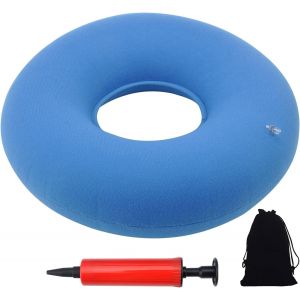 Kalanka-Coussin D'assise Orthopédique, Hémorroïdes, En Polyester, Gonflable, Avec Pompe, Pour Hémorroïdes, Douleurs Au Coccyx, Grossesse - Neuf