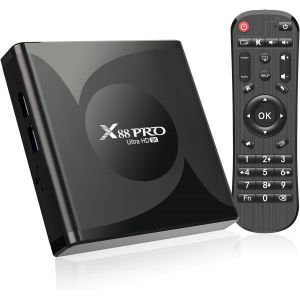 Loc-Android Tv Box,Android 13.0 Box 4Gb Ram 32Gb Rom Rk3528 Quad-Core Cortex-A53 Gpu Mali-450 Support 8K 10/100M Lan Enternet 2.4G/5G Dual-Band Wifi 6 Bt 5.0 Usb 2.0/3.0 - Neuf