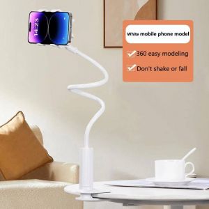 Support De T&eacute;l&eacute;phone Portable Support De Chevet Paresseux Pour Iphone Ipad Support De Tablette Pour Samsung Xiaomi Support De Support En Porte-&Agrave;-Faux De Bureau.Mobile Phone Bracket. - Neuf