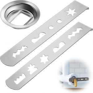 KALANKA-Lot de 3 embouts &agrave; p&acirc;tisserie, 8 moules de No&euml;l, accessoires de p&acirc;tisserie en acier inoxydable, accessoires pour kitchenaid, presse &agrave; p&acirc;tisserie pour la fabrication de biscuits, desserts - Neuf