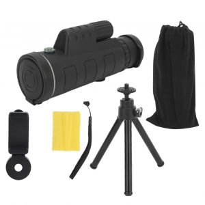 Telescope Monoculaire Haute Puissance 40x60 Avec Support Pour Smartphone Et Trepied, Monoculaire Etanche Pour L'observation Des Oiseaux - Neuf