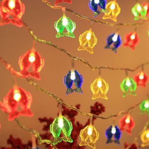 Guirlande Lumineuse Led En Forme De Poisson Pour Une Ambiance De Cour De Noël - Neuf