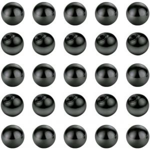 Nbgcm-25pcs Or Boule De Remplacement Pour Bijoux Piercings 14g 16g 3/4/5/6mm Piercing Boule Lèvre Piercing Septum Sourcils Helix Oreille Piercing Téton Mamelon Piercing Langue Nombril Piercing - Neuf