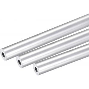 Kalanka-Tube Aluminium 6063 Aluminium Rond Tube 6mm Diam&egrave;tre Externe 2mm Interne Diam&egrave;tre 25cm Longueur Tuyau Tube 3pcs - Neuf