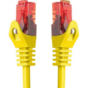 ERYI-10M Gigabit Ethernet Lan Kabel Netzwerkkabel Gelb - Neuf