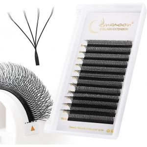 Kalanka-Extension Cils 4d Double Pointe 4d W Cils Russe Volume Cils Individuels Lashes 8d Premade Fans Easy Fan Lashes Eyelash Extensions (W-8d-0.07-C-Mix8-15) - Neuf