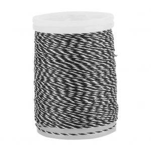 Fil De Service De Corde De Nylon Durable De 120 M Pour Les Fournitures De Tir &Agrave; L'arc (Noir + Blanc) - Neuf