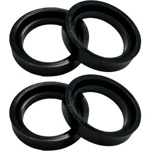 Lot de 4 joints d'entrée et de sortie pour jacuzzi gonflables Intex Pure Spa 11699 Pure Spa-Empêche les fuites et maintient l'intégrité de l'eau grâce à l'étanchéité - Neuf