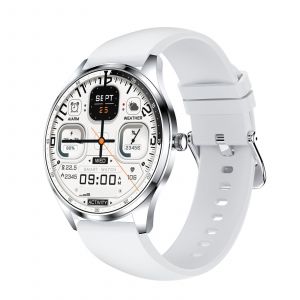 Montre Connectée Étanche Avec Écran Amoled Et Appels Bluetooth Blanc Yonis - Neuf