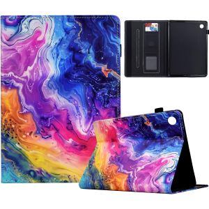 Coque Pour Samsung Galaxy Tab A8 10.5"" 2021 Etui Tablette Sm-X200/X205 Housse Pu Cuir Flip Support Portefeuille Protection Tablette Pour Samsung Galaxy Tab A8 Coque,Marbre[Coq9123538] - Neuf